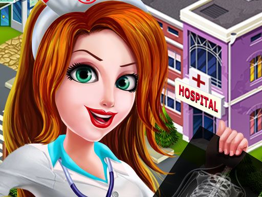 Nurse Girl Dress Up Hospital - browser game screenshot