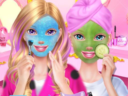 Best Friends Sleepover Party - browser game screenshot