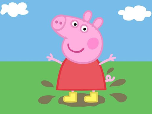 Peppa Pig Family Coloring - browser game screenshot