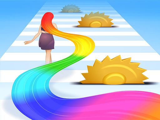 Hair Challenge Runner  - browser game screenshot