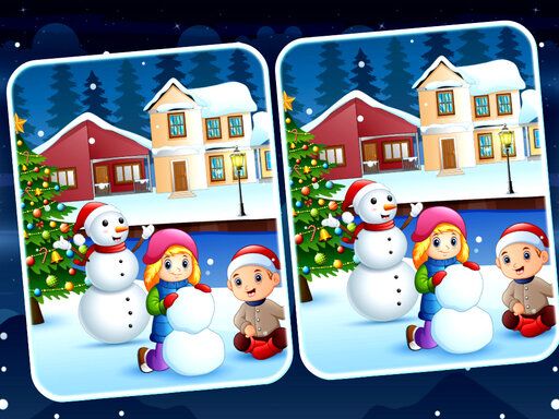 Winter Differences - browser game screenshot