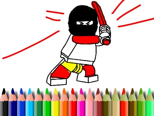 BTS Lego Coloring Book - browser game screenshot