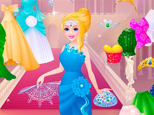 Cinderella Dress Designer - browser game screenshot