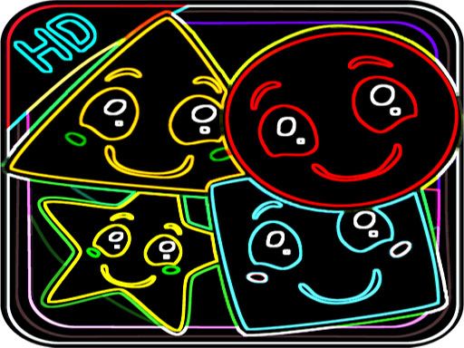 Shapes games for kids - browser game screenshot