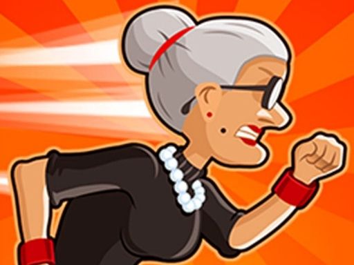Angry Granny Run: India - browser game screenshot