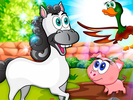 Learning Farm Animals: Educational Games For Kids - browser game screenshot