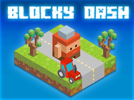 Blocky Dash - browser game screenshot
