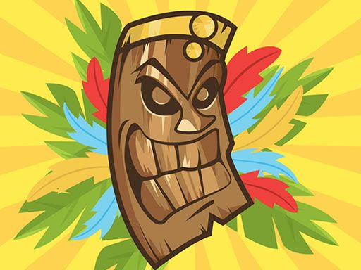 Scary Tiki Mask Memory - browser game screenshot