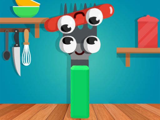 Sausage Flip - browser game screenshot