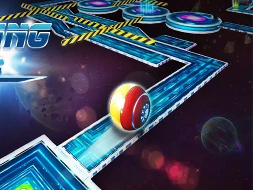 Rolling 3D Ball - browser game screenshot