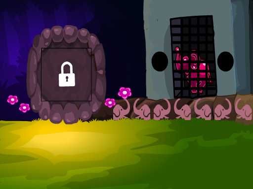 Elephant Rescue - browser game screenshot