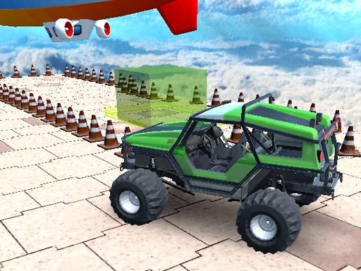 Impossible Sky Car Parking Simulation  - browser game screenshot