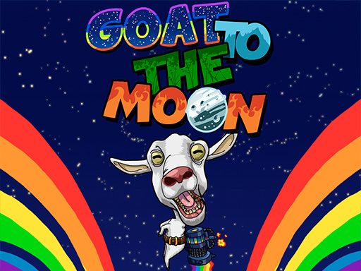 Goat to the moon - browser game screenshot