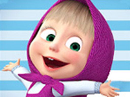 A Day With Masha And The Bear - Fun Together - browser game screenshot