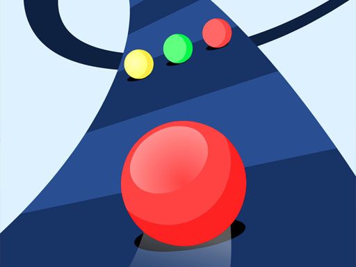 Color Road Ball - browser game screenshot