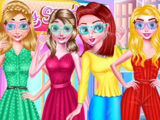 EYE GLASSES DESIGNER - browser game screenshot