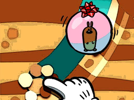 Happy Yellow Ball - browser game screenshot