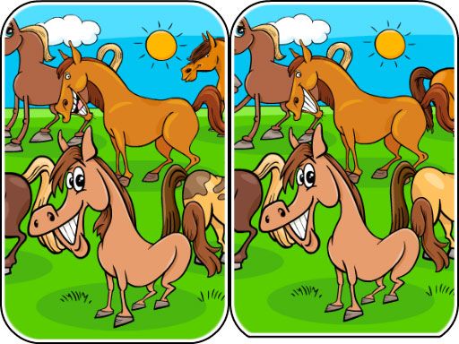 Animals Differences - browser game screenshot