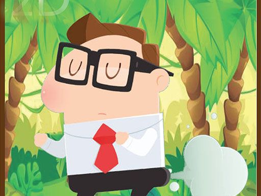 Farting Flippy jump - browser game screenshot