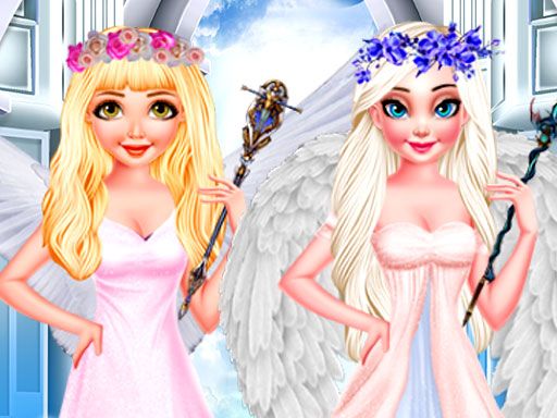 A DAY IN ANGEL WORLD - browser game screenshot
