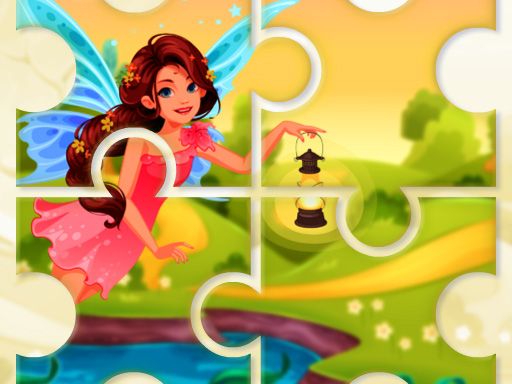 Little Cute Summer Fairies Puzzle Little Cute Summer Fairies Puzzle - browser game screenshot