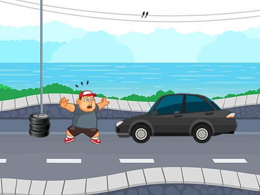 Crazy Road Runner - browser game screenshot