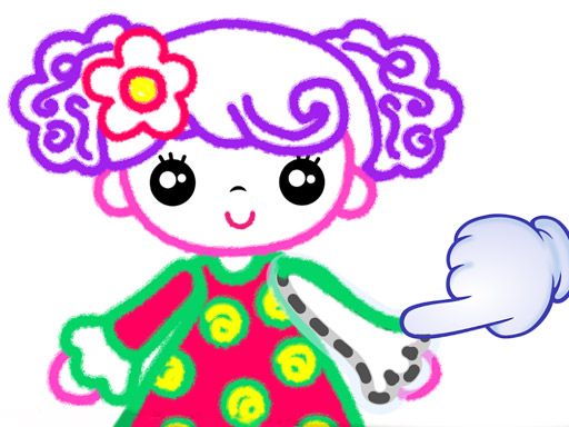 Drawing Games For Girls - browser game screenshot