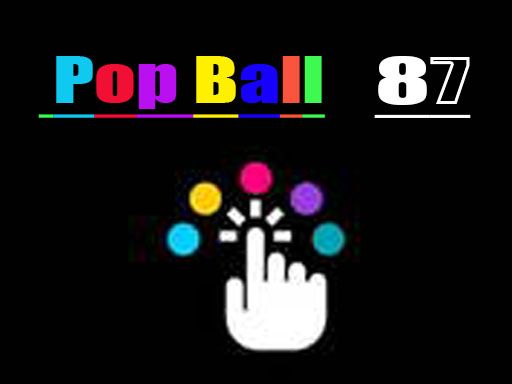 Pop Ball 87 - browser game screenshot