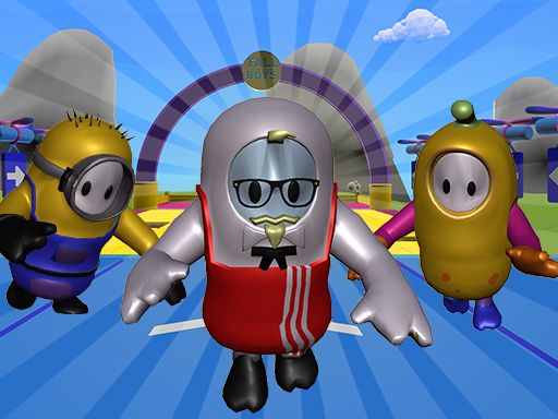 Fall Guys Multiplayer Runner - browser game screenshot