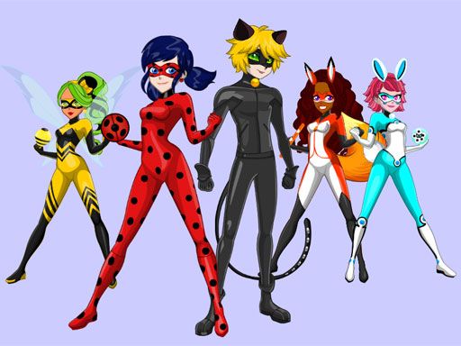 Ladybug & Cat Noir Maker - browser game screenshot