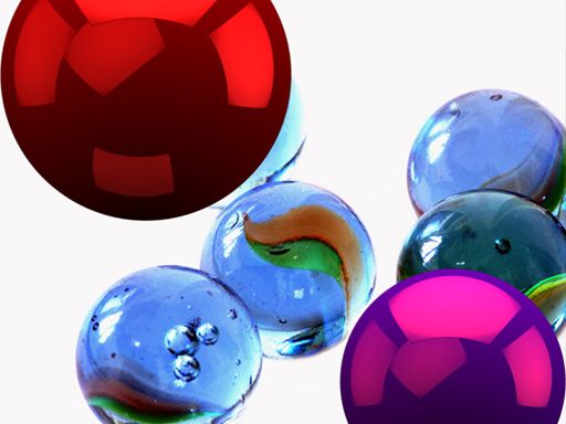 COLORS BALLS GLOW IN THE DARK - browser game screenshot