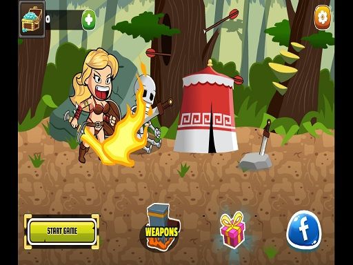 Blade n Vines - browser game screenshot