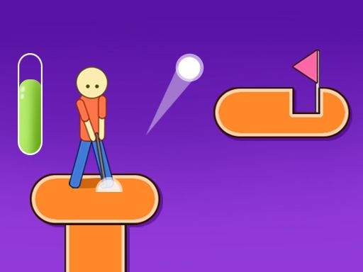 Extreme Golf 2d - browser game screenshot