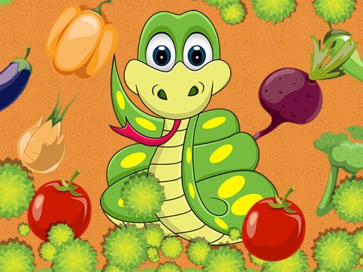 Vegetable Snake - browser game screenshot