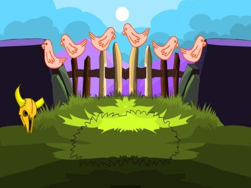 Skull Forest Escape - browser game screenshot