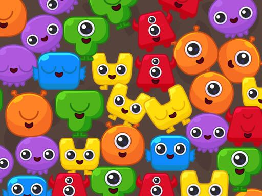 Fluffy Monsters Match Fluffy Monsters Match - browser game screenshot