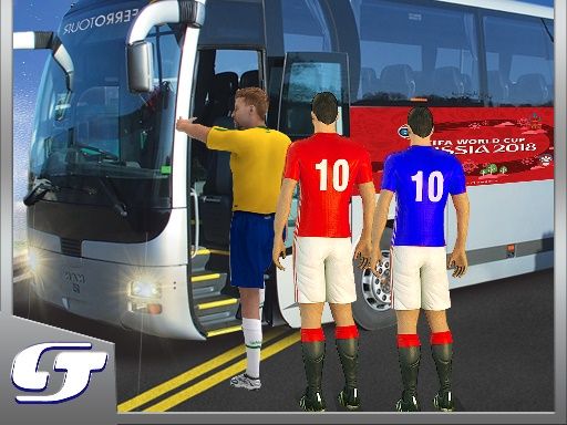 Bus Transport Footbal Players - browser game screenshot