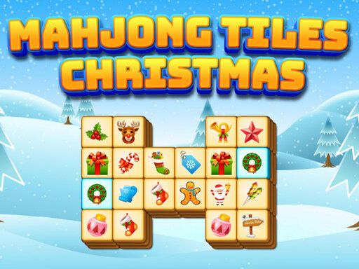 Mahjong Tiles Christmas - browser game screenshot