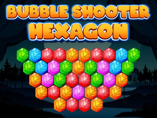 Bubble Shooter Hexagon - browser game screenshot