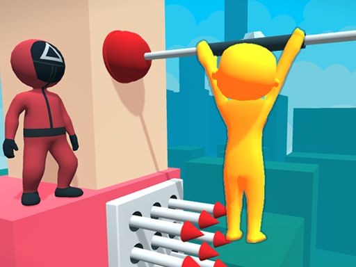 Squid Game Fall Guy - browser game screenshot