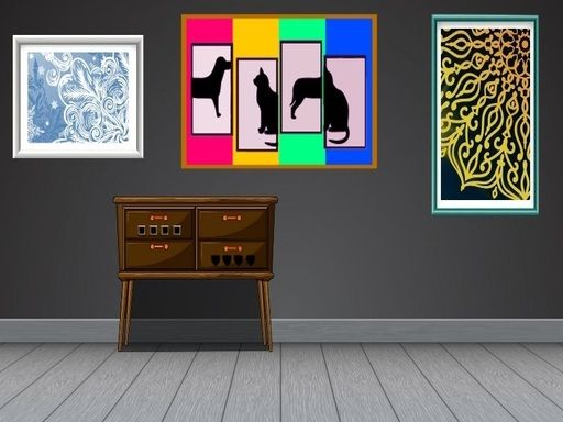 Grayish House Escape - browser game screenshot