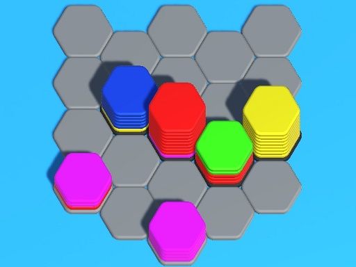 Hexa Sort 3D Puzzle - browser game screenshot