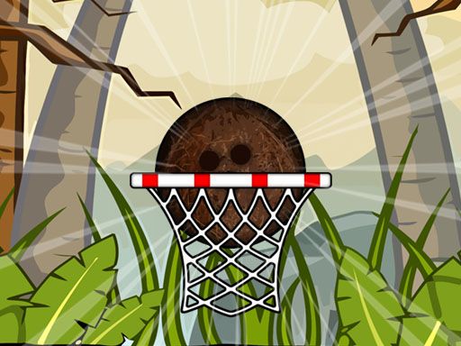 Coconut Basketball - browser game screenshot