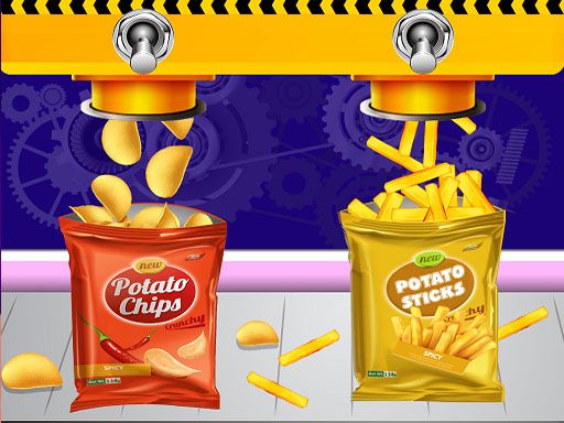 Potato Chips Factory Games For Kids - browser game screenshot