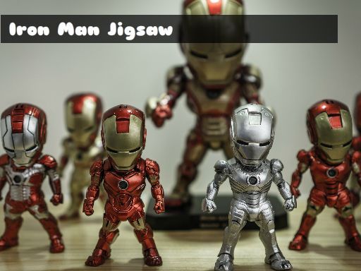 Iron Man Jigsaw - browser game screenshot