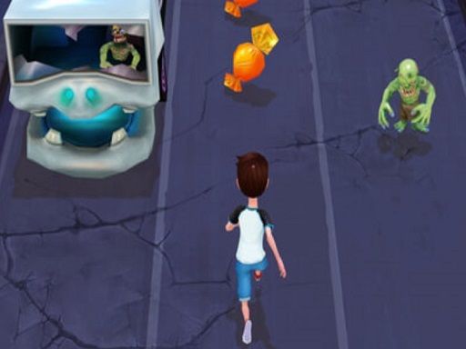 Zombify 2d runner - browser game screenshot