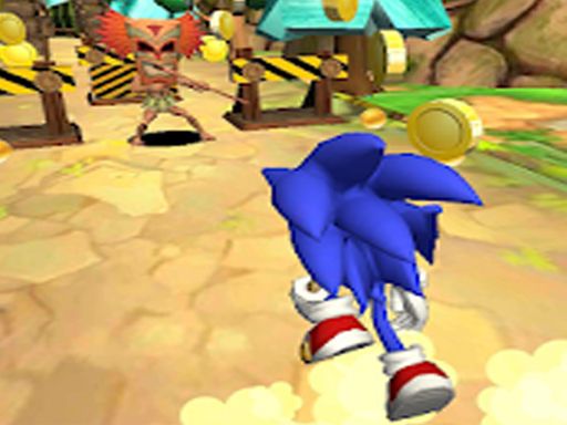 kangaroo Sonic Jump Game - browser game screenshot