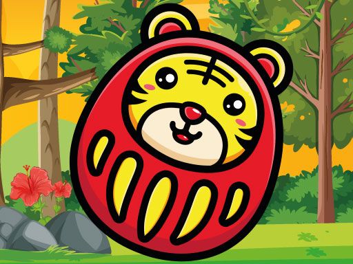 Daruma Tiger Run - browser game screenshot