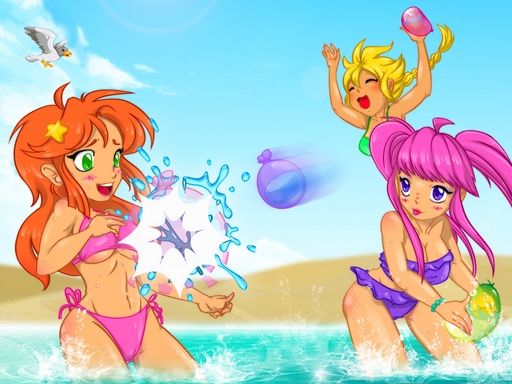 Boys & Girls Bubble Pop - browser game screenshot