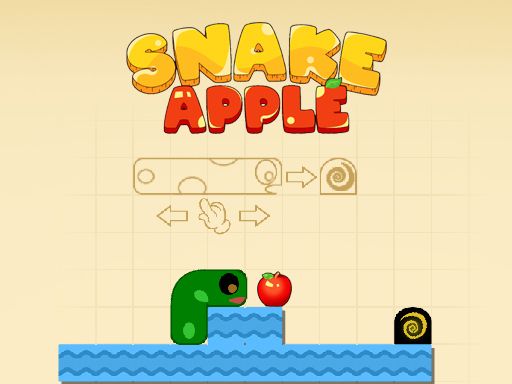 Snake And Apple - browser game screenshot